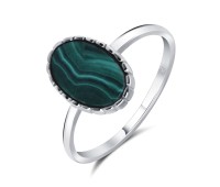 Malachite Silver Rings NSR-2336